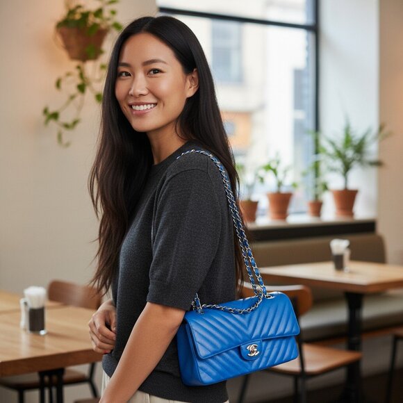 Chanel Chevron Classic Flap Medium - Picture 4 of 11